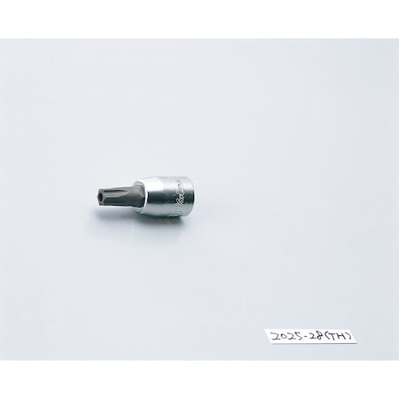 Ko-Ken Bit Socket TORX T40H Tamper Resistant 28mm 1/4 Sq. Drive 2025.28-T40H